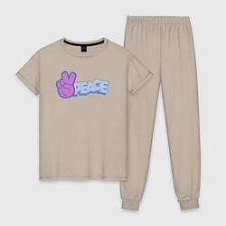 Женская пижама Peace