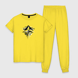 Женская пижама Алгоритмические пейзажи