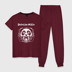 Женская пижама Depeche Mode rock panda