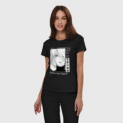 Пижама хлопковая женская Красивая 2B - Nier automata, цвет: черный — фото 2