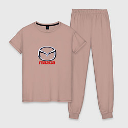 Женская пижама Mazda logo