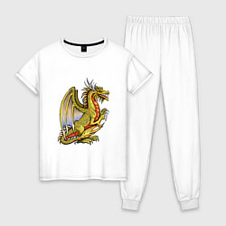 Женская пижама HOMM3 gold dragon