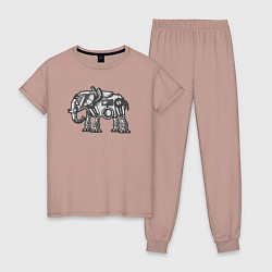 Женская пижама Механический слон