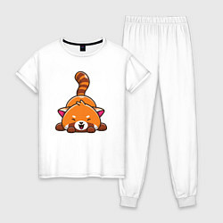Женская пижама Cute red panda
