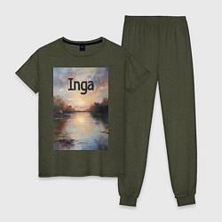 Женская пижама Inga озеро