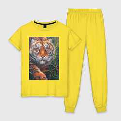 Женская пижама Охотящийся тигр