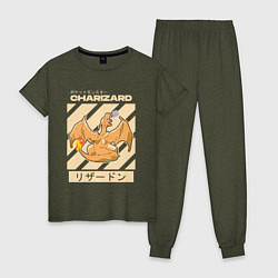 Женская пижама Покемоны Чаризард Charizard