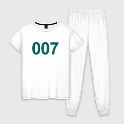 Женская пижама 007 - Игра в кальмара
