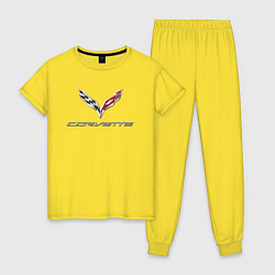 Женская пижама Chevrolet Corvette - racing team