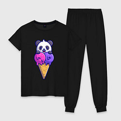 Женская пижама Panda ice cream