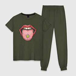 Женская пижама Smiling lips
