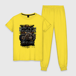 Женская пижама Мотоцикл кастом 1988