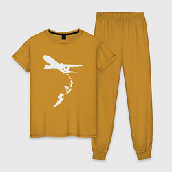 Женская пижама Plane surfer