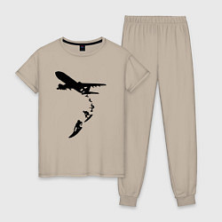 Женская пижама Surfer plane