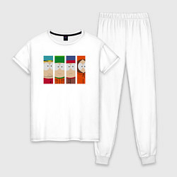 Женская пижама Южный Парк главные герои