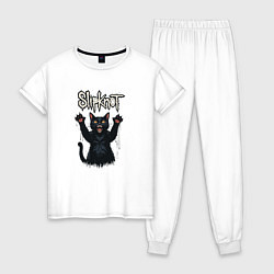 Женская пижама Slipknot Кот с поднятыми лапами
