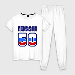 Женская пижама Russia - 50 Московская область