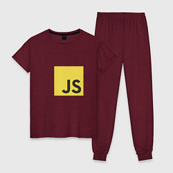 Женская пижама JS return true; (black)