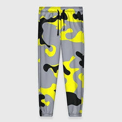 Женские брюки Yellow & Grey Camouflage