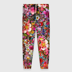 Женские брюки Разные цветы