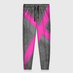 Женские брюки Коллекция Get inspired! Pink cross Абстракция Fl-4
