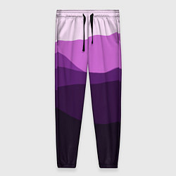 Женские брюки Фиолетовый градиент горы абстракция