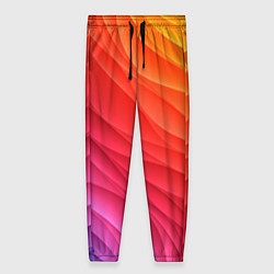 Женские брюки Разноцветные цифровые волны