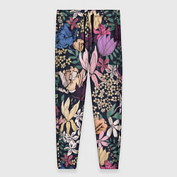 Женские брюки Цветы Летние В Цветущем Саду
