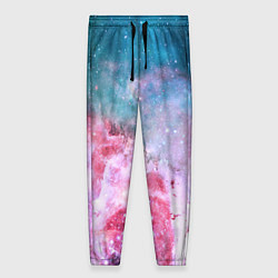 Брюки женские Вспыхнувший космос, цвет: 3D-принт