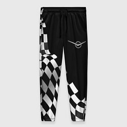 Брюки женские UAZ racing flag, цвет: 3D-принт