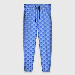 Женские брюки Синий геометрический узор текстура