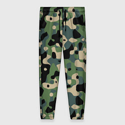 Брюки женские Камуфляж WW2 US Summer Verdant, цвет: 3D-принт