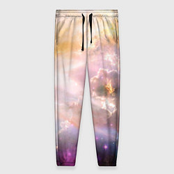 Женские брюки Аморфное абстрактное космическое красочное небо