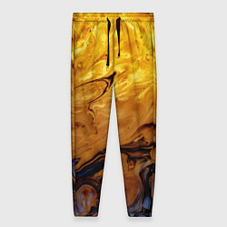Женские брюки Абстрактное жидкое золото