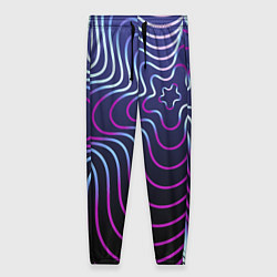 Женские брюки Динамичная неоновая спираль