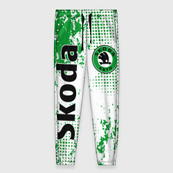 Брюки женские Skoda auto logo, цвет: 3D-принт
