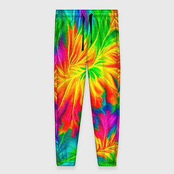 Женские брюки Тай-дай кислотные краски