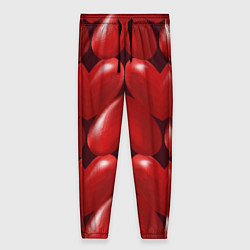 Женские брюки Red hearts