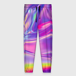 Брюки женские Радужное северное сияние, цвет: 3D-принт