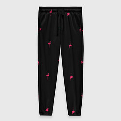 Женские брюки Розовый фламинго патерн