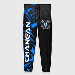 Брюки женские Changan - blue uniform, цвет: 3D-принт