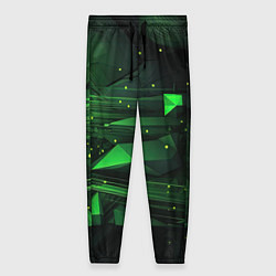 Женские брюки Преобразования зеленого в абстракции