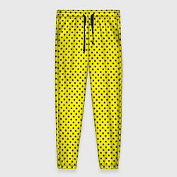 Женские брюки Лимонный со звёздочками