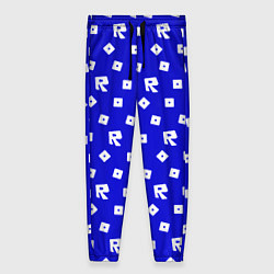 Женские брюки Roblox blue pattern