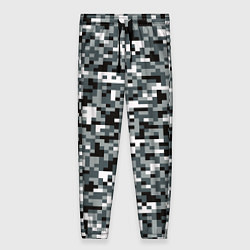 Женские брюки Камуфляжные пиксели текстура
