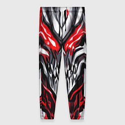 Женские брюки Абстрактный красный череп