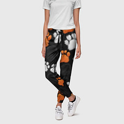 Брюки женские Мохнатые лапки, цвет: 3D-принт — фото 2