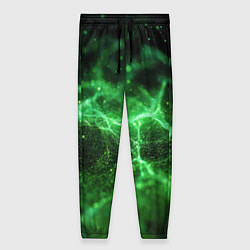 Женские брюки Зеленая связь текстура