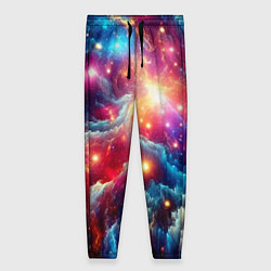 Брюки женские Colorfull neon space clouds - ai art fantasy, цвет: 3D-принт
