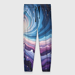 Брюки женские Космическая волна, цвет: 3D-принт